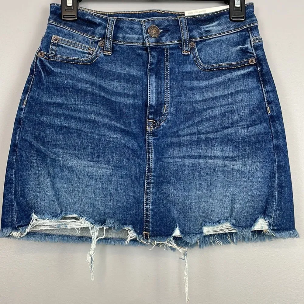 American Eagle Hi Rise Denim Mini Skirt. Size 2. New with Tags.